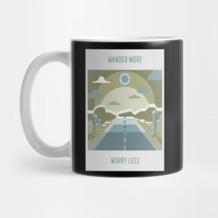 Wander More Worry Less Camping Mug